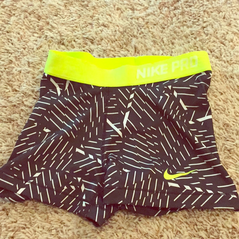 Nike pro spandex shorts